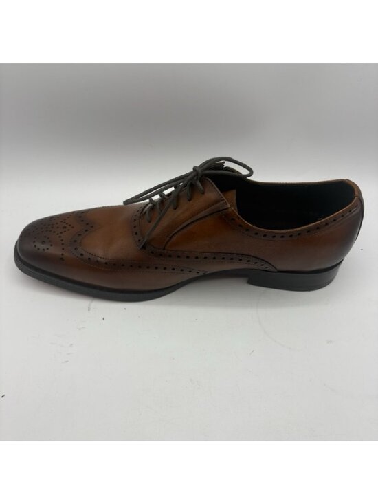 Frasoicus F01-8684 Men’s Wingtip Oxford Dress Shoes Brown Leather Size 9.5 main image 13